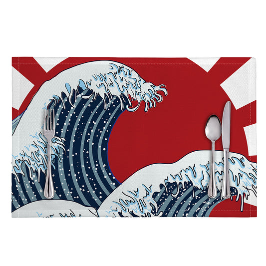 The Great Kanagawa Wave Print Placemat