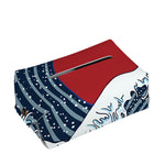 The Great Kanagawa Wave Print Rectangle Tissue Box Cover