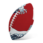 The Great Kanagawa Wave Print Rugby Ball