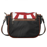 The Great Kanagawa Wave Print Saddle Bag