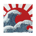The Great Kanagawa Wave Print Silk Bandana