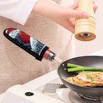 The Great Kanagawa Wave Print Skillet Handle Cover