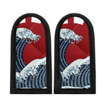 The Great Kanagawa Wave Print Skillet Handle Cover
