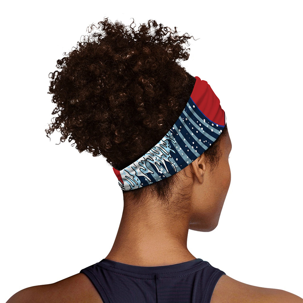 The Great Kanagawa Wave Print Sports Headband