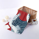The Great Kanagawa Wave Print Towel