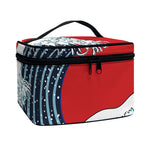 The Great Kanagawa Wave Print Travel Makeup Bag
