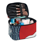 The Great Kanagawa Wave Print Travel Makeup Bag