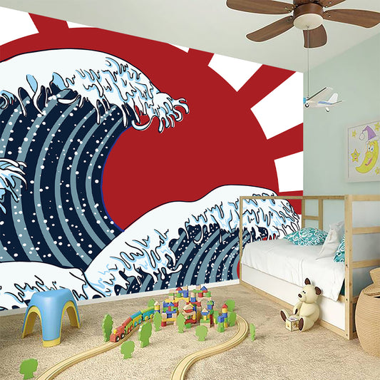 The Great Kanagawa Wave Print Wall Sticker