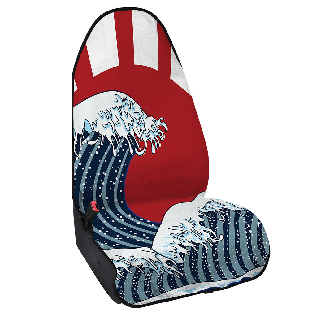The Great Kanagawa Wave Print Waterproof Car Seat Cover