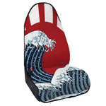 The Great Kanagawa Wave Print Waterproof Car Seat Cover