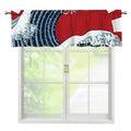 The Great Kanagawa Wave Print Window Valance