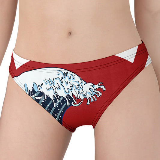 The Great Kanagawa Wave Print Women's Panties