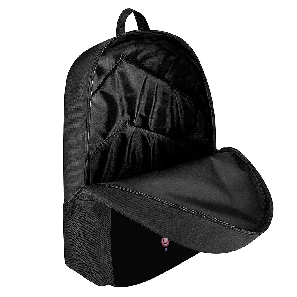 The Seven Chakras Caduceus Print 17 Inch Backpack