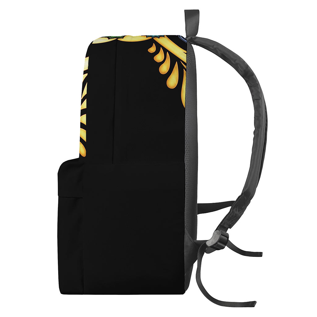 The Seven Chakras Caduceus Print Backpack