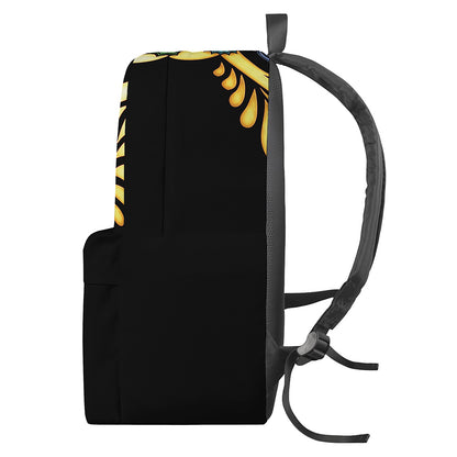 The Seven Chakras Caduceus Print Backpack