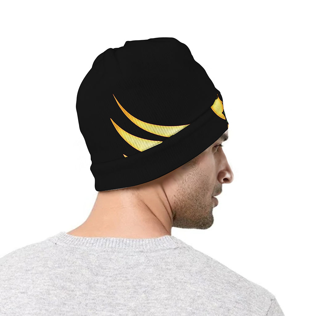The Seven Chakras Caduceus Print Beanie