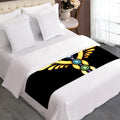 The Seven Chakras Caduceus Print Bed Runner
