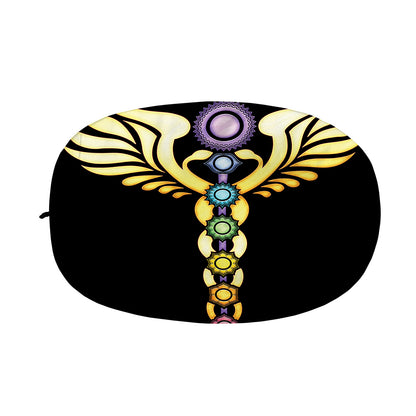 The Seven Chakras Caduceus Print Car Side Mirror Covers