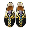 The Seven Chakras Caduceus Print Casual Shoes
