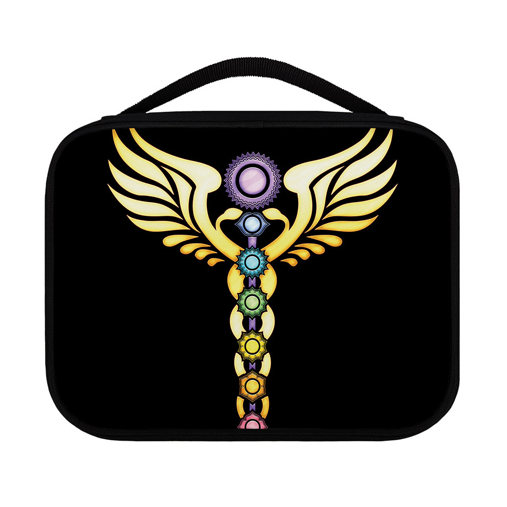 The Seven Chakras Caduceus Print Classic Bible Case