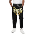 The Seven Chakras Caduceus Print Cotton Sweatpants