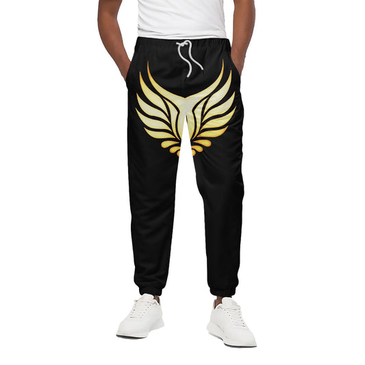 The Seven Chakras Caduceus Print Cotton Pants