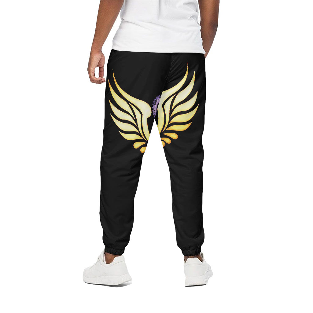 The Seven Chakras Caduceus Print Cotton Pants