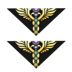 The Seven Chakras Caduceus Print Dog Bandana
