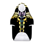 The Seven Chakras Caduceus Print Dog Zip Up Hoodie