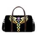 The Seven Chakras Caduceus Print Duffel Bag
