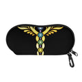 The Seven Chakras Caduceus Print Glasses Case