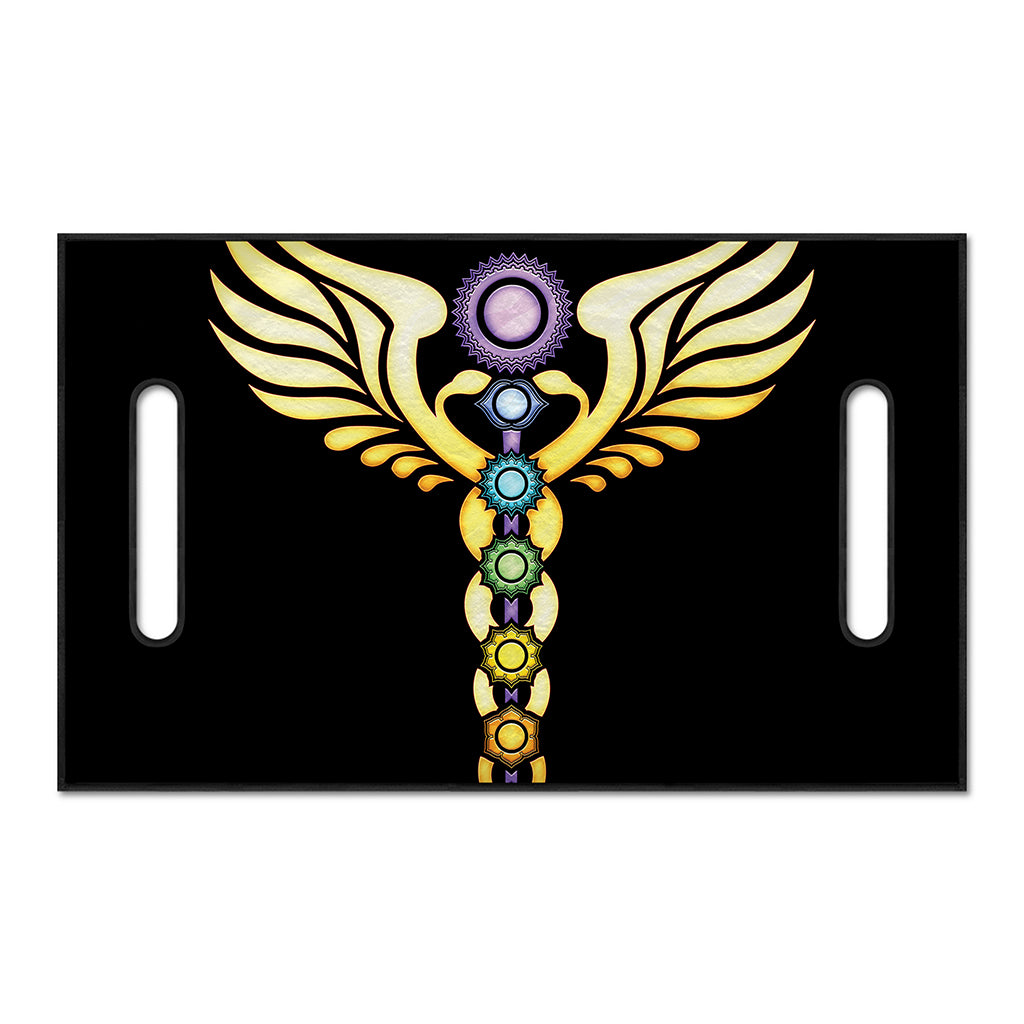 The Seven Chakras Caduceus Print Golf Cart Seat Cover