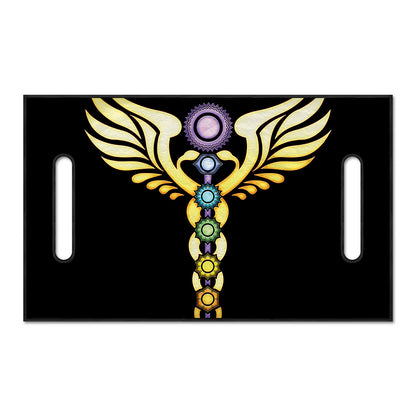 The Seven Chakras Caduceus Print Golf Cart Seat Cover