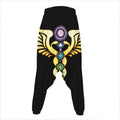 The Seven Chakras Caduceus Print Hammer Pants