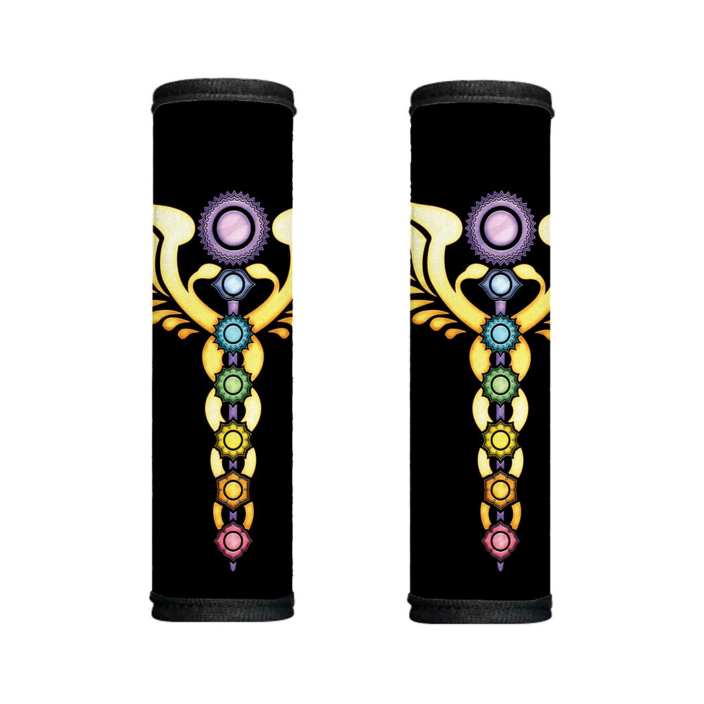 The Seven Chakras Caduceus Print Handle Covers
