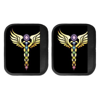 The Seven Chakras Caduceus Print Handle Covers