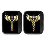 The Seven Chakras Caduceus Print Handle Covers
