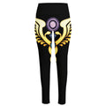 The Seven Chakras Caduceus Print High-Waisted Pocket Leggings