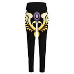 The Seven Chakras Caduceus Print High-Waisted Pocket Leggings