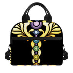 The Seven Chakras Caduceus Print Insulated Lunch Bag