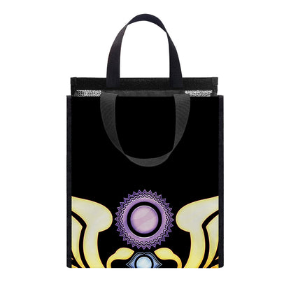 The Seven Chakras Caduceus Print Insulated Lunch Tote