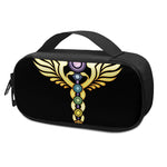The Seven Chakras Caduceus Print Insulin Cooler Travel Case