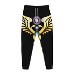 The Seven Chakras Caduceus Print Jogger Pants