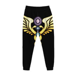 The Seven Chakras Caduceus Print Jogger Pants