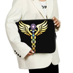 The Seven Chakras Caduceus Print Laptop Sleeve