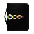 The Seven Chakras Caduceus Print Leather Bible Cover