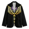 The Seven Chakras Caduceus Print Men's Cotton Blazer