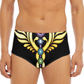 The Seven Chakras Caduceus Print Men's Triangle Swim Briefs
