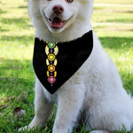 The Seven Chakras Caduceus Print Over The Collar Dog Bandana