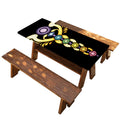 The Seven Chakras Caduceus Print Picnic Table Cover